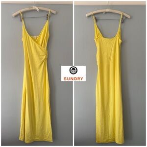 Like New - Sundry Yellow Maxi Dress (S)